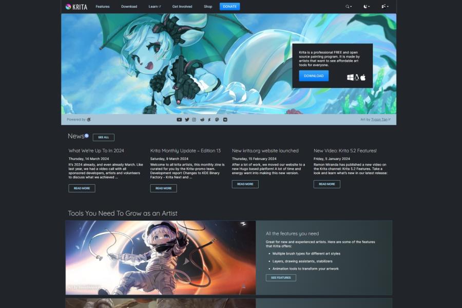 Krita Marilyn Perry's Notes About The Krita Image Editor Software Application